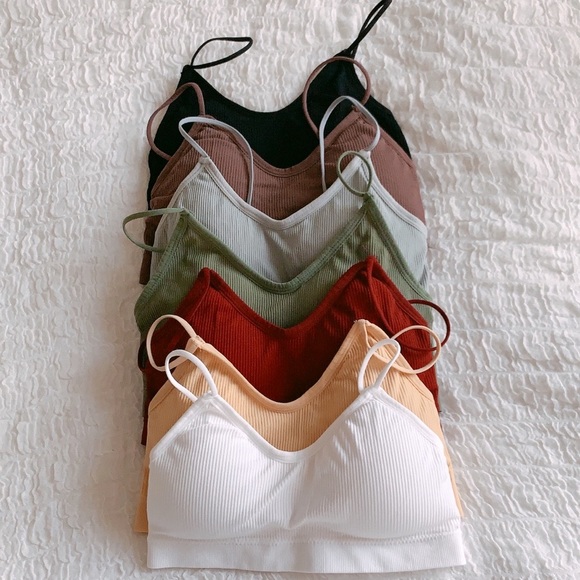 SALE🎉Burgundy Red 🤍 ESSENTIAL Bralette 🤍 - Picture 2 of 3